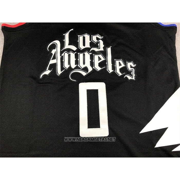 Camiseta Los Angeles Clippers Russell Westbrook NO 0 Statement 2022-23 Negro